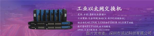 讯记CK3011系列千兆1光1电工业光纤收发器